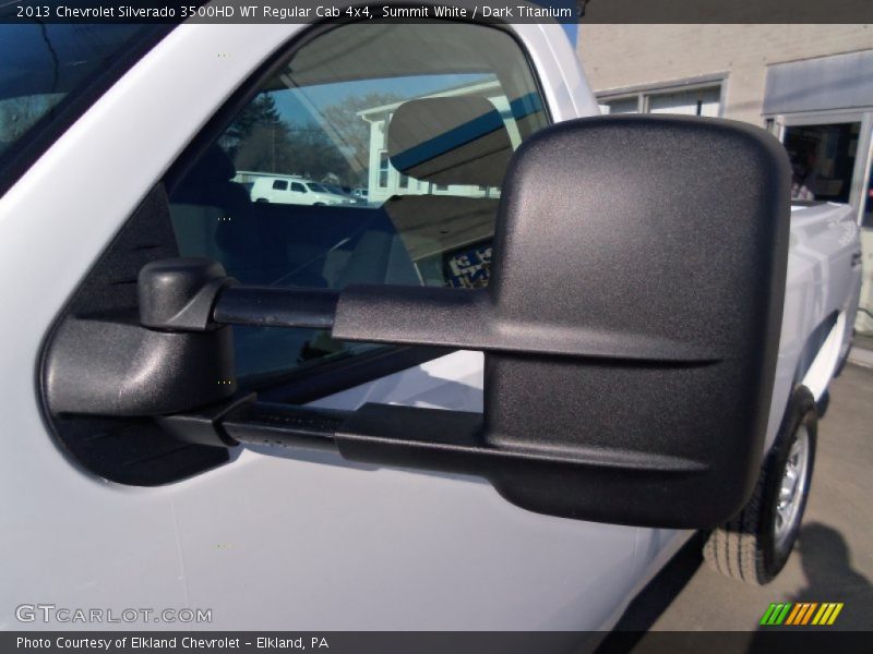 Summit White / Dark Titanium 2013 Chevrolet Silverado 3500HD WT Regular Cab 4x4