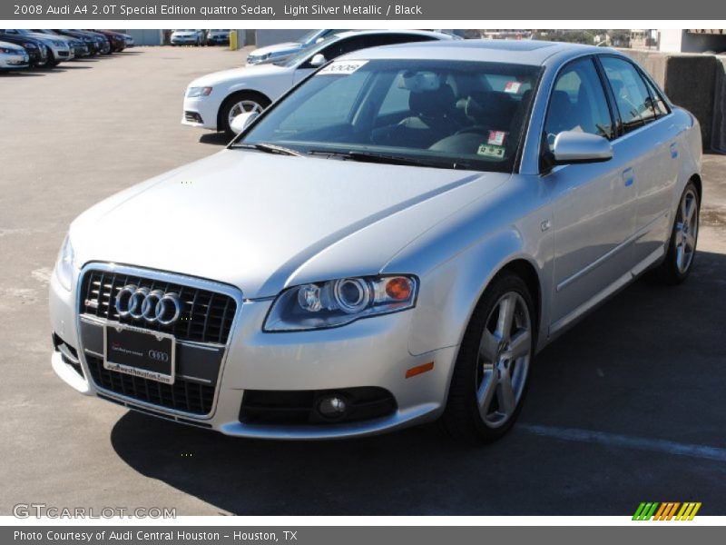 Light Silver Metallic / Black 2008 Audi A4 2.0T Special Edition quattro Sedan