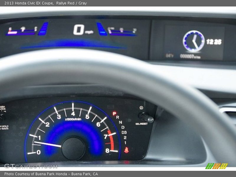 Rallye Red / Gray 2013 Honda Civic EX Coupe