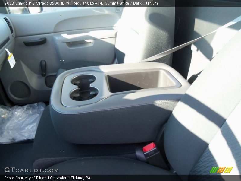 Summit White / Dark Titanium 2013 Chevrolet Silverado 3500HD WT Regular Cab 4x4