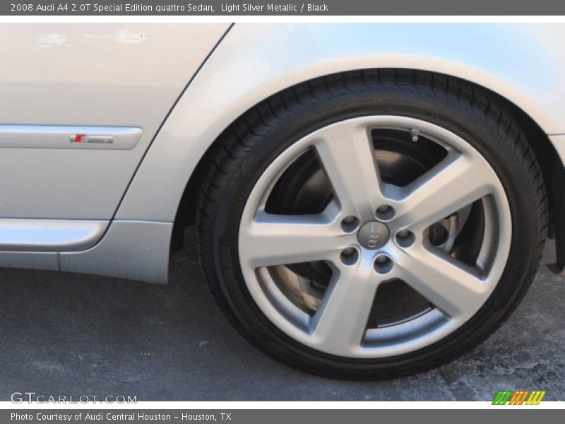 Light Silver Metallic / Black 2008 Audi A4 2.0T Special Edition quattro Sedan