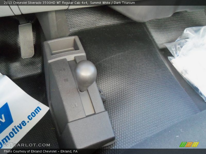 Summit White / Dark Titanium 2013 Chevrolet Silverado 3500HD WT Regular Cab 4x4