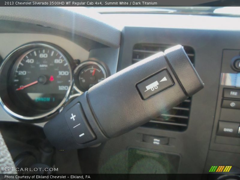 Summit White / Dark Titanium 2013 Chevrolet Silverado 3500HD WT Regular Cab 4x4