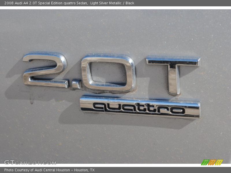 Light Silver Metallic / Black 2008 Audi A4 2.0T Special Edition quattro Sedan