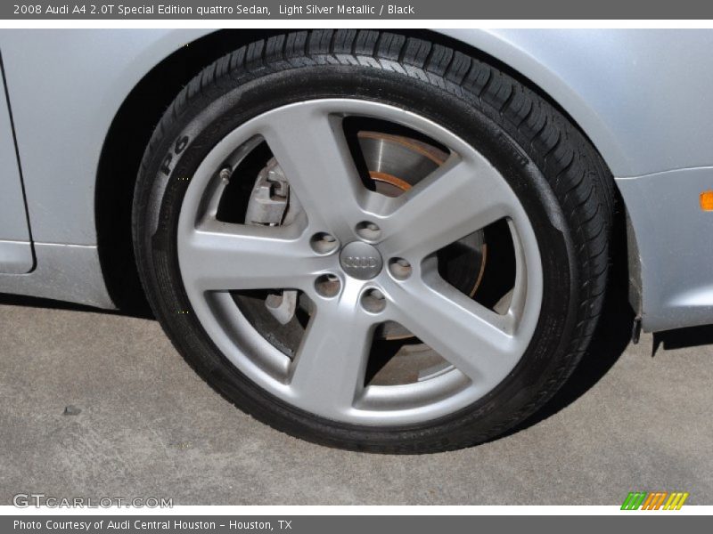 Light Silver Metallic / Black 2008 Audi A4 2.0T Special Edition quattro Sedan