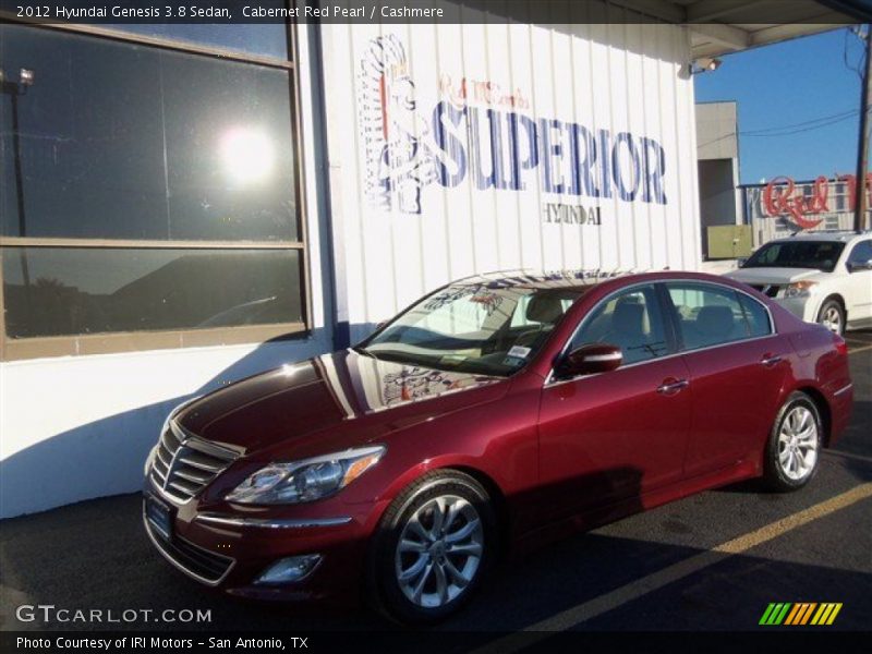 Cabernet Red Pearl / Cashmere 2012 Hyundai Genesis 3.8 Sedan