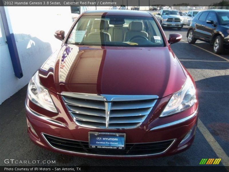 Cabernet Red Pearl / Cashmere 2012 Hyundai Genesis 3.8 Sedan