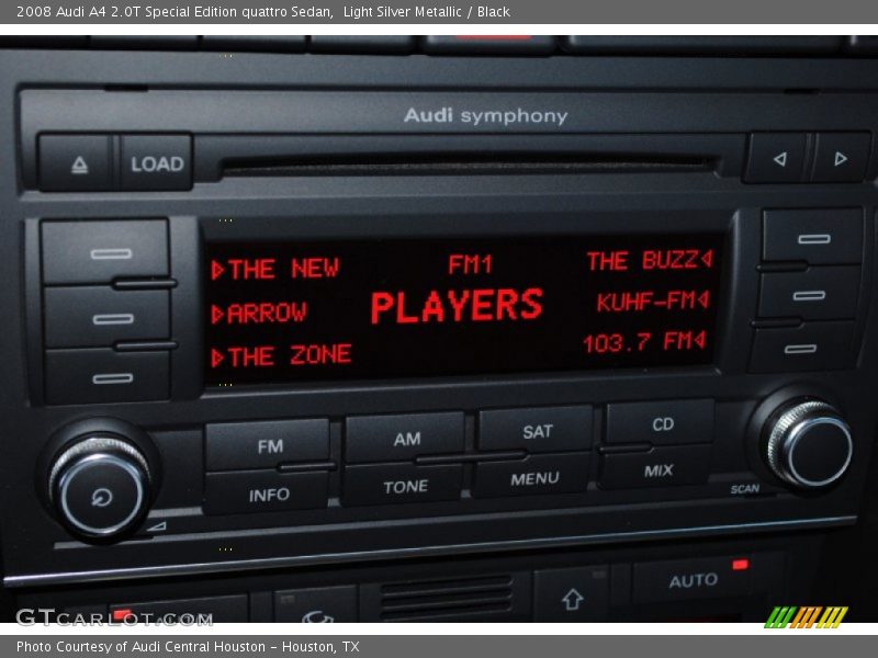 Audio System of 2008 A4 2.0T Special Edition quattro Sedan