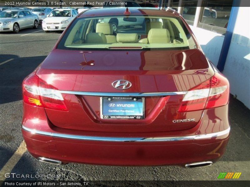 Cabernet Red Pearl / Cashmere 2012 Hyundai Genesis 3.8 Sedan