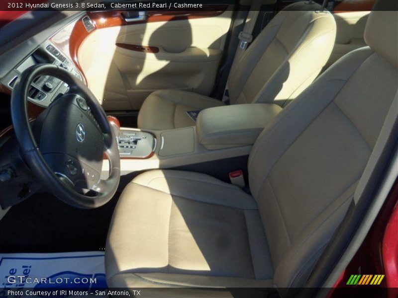 Cabernet Red Pearl / Cashmere 2012 Hyundai Genesis 3.8 Sedan