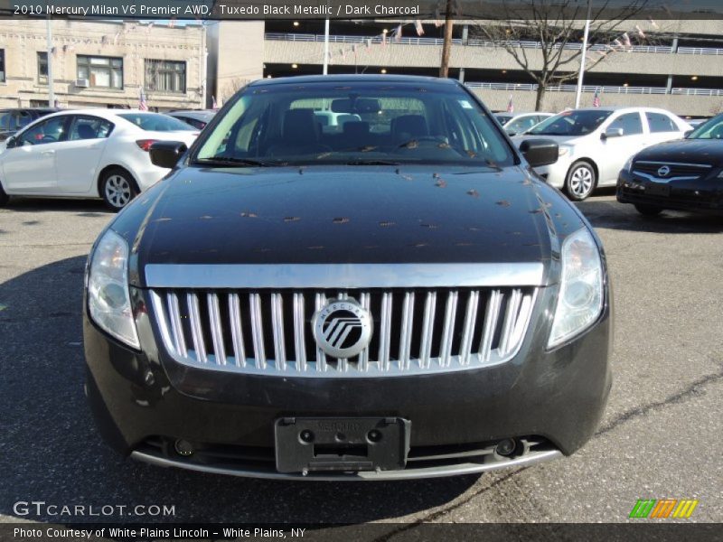 Tuxedo Black Metallic / Dark Charcoal 2010 Mercury Milan V6 Premier AWD