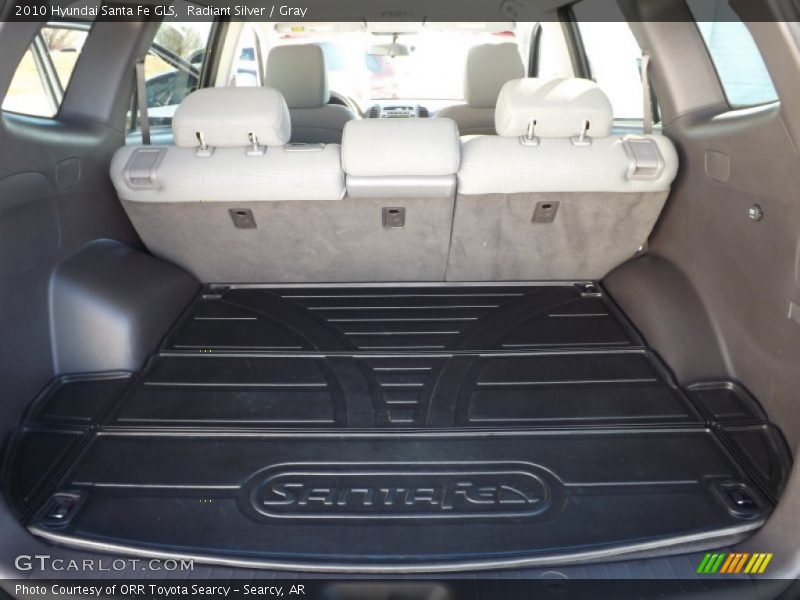 Radiant Silver / Gray 2010 Hyundai Santa Fe GLS