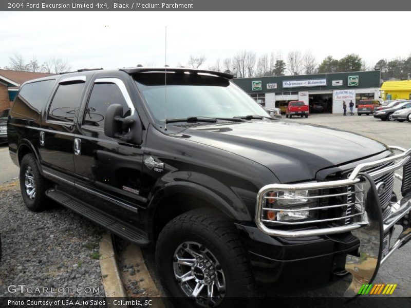 Black / Medium Parchment 2004 Ford Excursion Limited 4x4