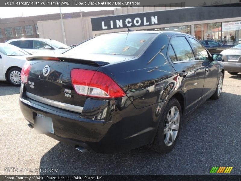 Tuxedo Black Metallic / Dark Charcoal 2010 Mercury Milan V6 Premier AWD