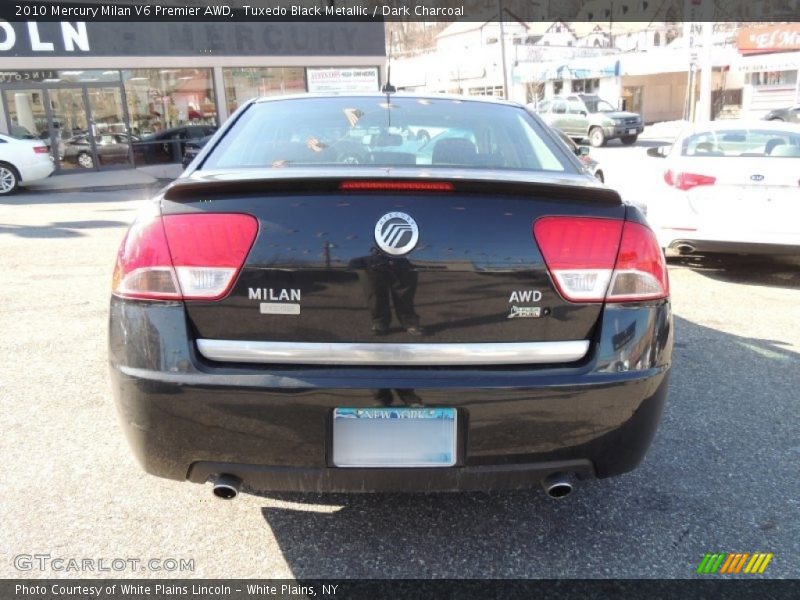 Tuxedo Black Metallic / Dark Charcoal 2010 Mercury Milan V6 Premier AWD
