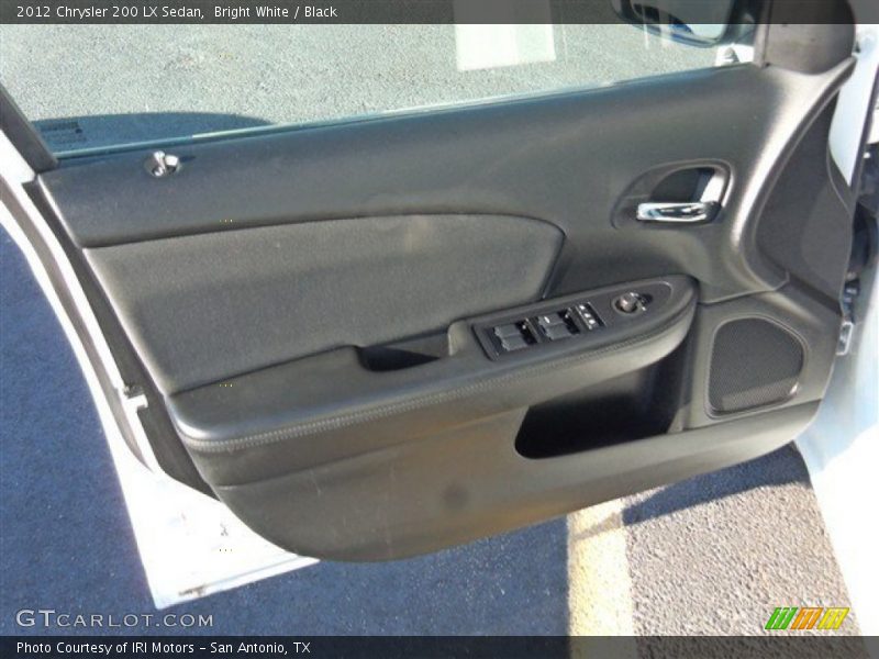Bright White / Black 2012 Chrysler 200 LX Sedan