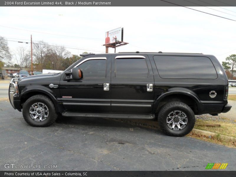 Black / Medium Parchment 2004 Ford Excursion Limited 4x4
