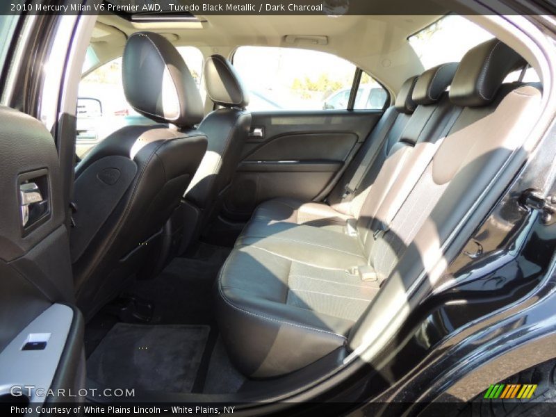 Tuxedo Black Metallic / Dark Charcoal 2010 Mercury Milan V6 Premier AWD