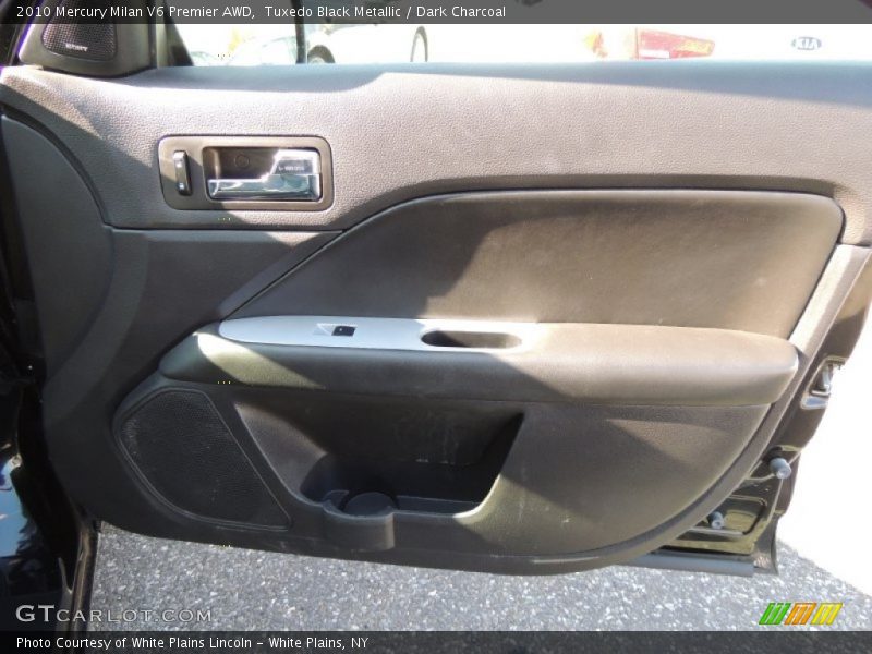 Tuxedo Black Metallic / Dark Charcoal 2010 Mercury Milan V6 Premier AWD