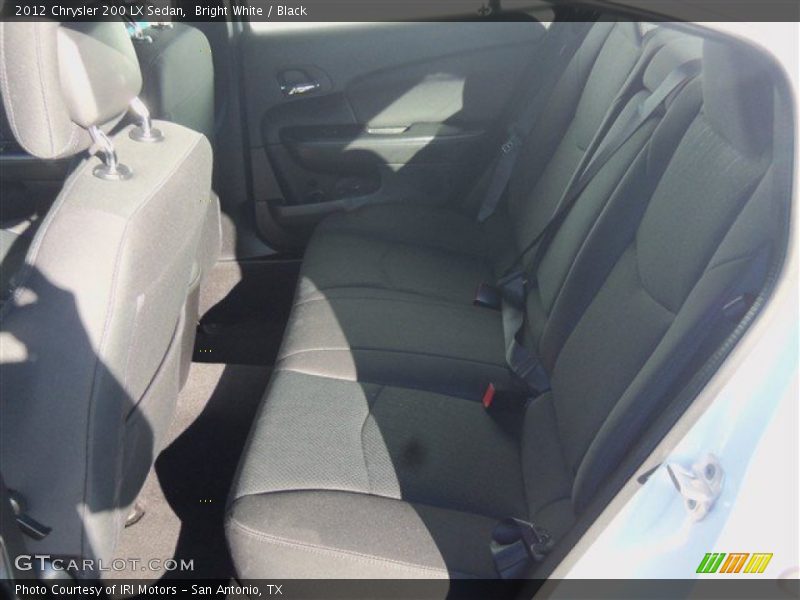 Bright White / Black 2012 Chrysler 200 LX Sedan