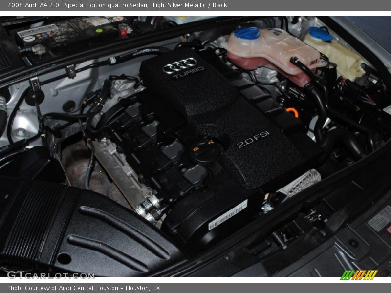 Light Silver Metallic / Black 2008 Audi A4 2.0T Special Edition quattro Sedan