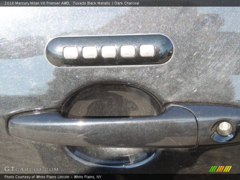 Tuxedo Black Metallic / Dark Charcoal 2010 Mercury Milan V6 Premier AWD