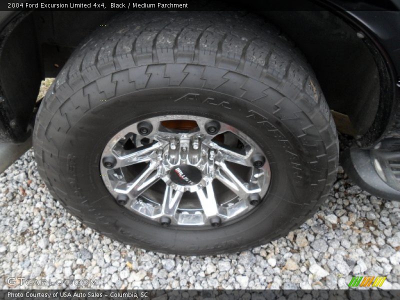 Black / Medium Parchment 2004 Ford Excursion Limited 4x4