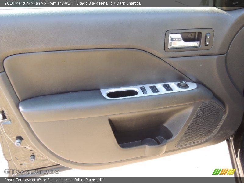 Tuxedo Black Metallic / Dark Charcoal 2010 Mercury Milan V6 Premier AWD