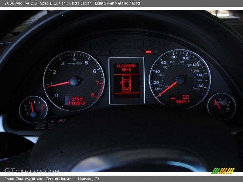 Light Silver Metallic / Black 2008 Audi A4 2.0T Special Edition quattro Sedan