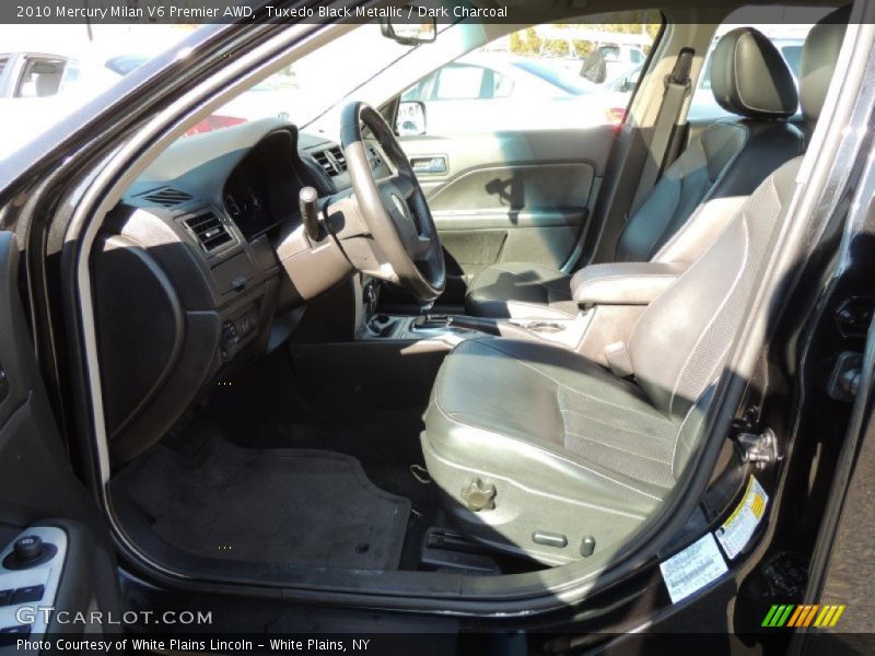 Tuxedo Black Metallic / Dark Charcoal 2010 Mercury Milan V6 Premier AWD