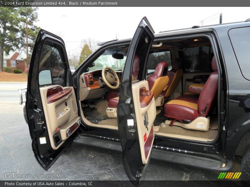 Black / Medium Parchment 2004 Ford Excursion Limited 4x4