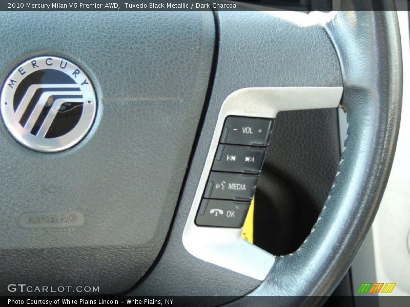 Tuxedo Black Metallic / Dark Charcoal 2010 Mercury Milan V6 Premier AWD