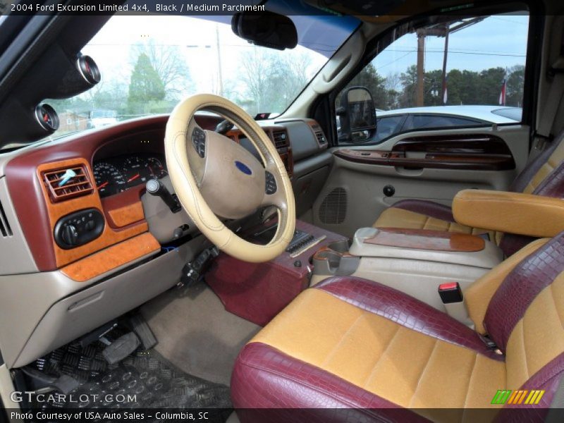Black / Medium Parchment 2004 Ford Excursion Limited 4x4