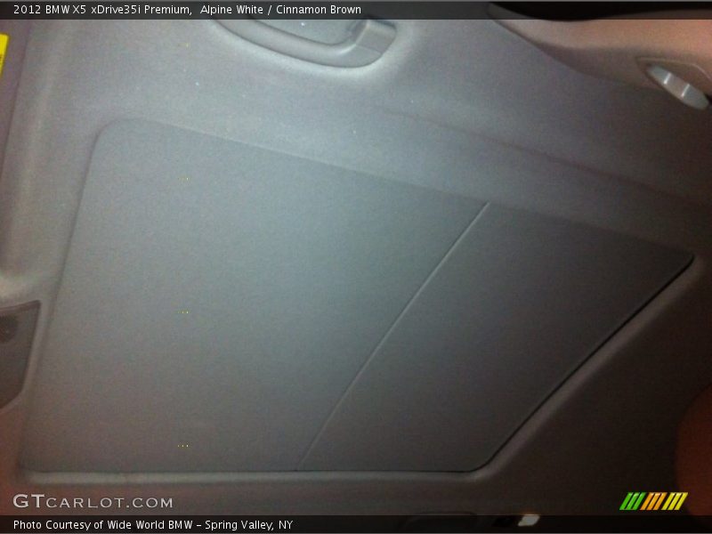 Alpine White / Cinnamon Brown 2012 BMW X5 xDrive35i Premium