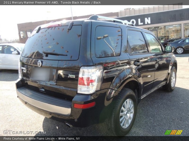 Tuxedo Black Metallic / Black 2011 Mercury Mariner Premier V6 AWD