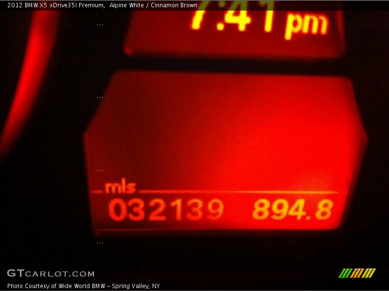 Alpine White / Cinnamon Brown 2012 BMW X5 xDrive35i Premium