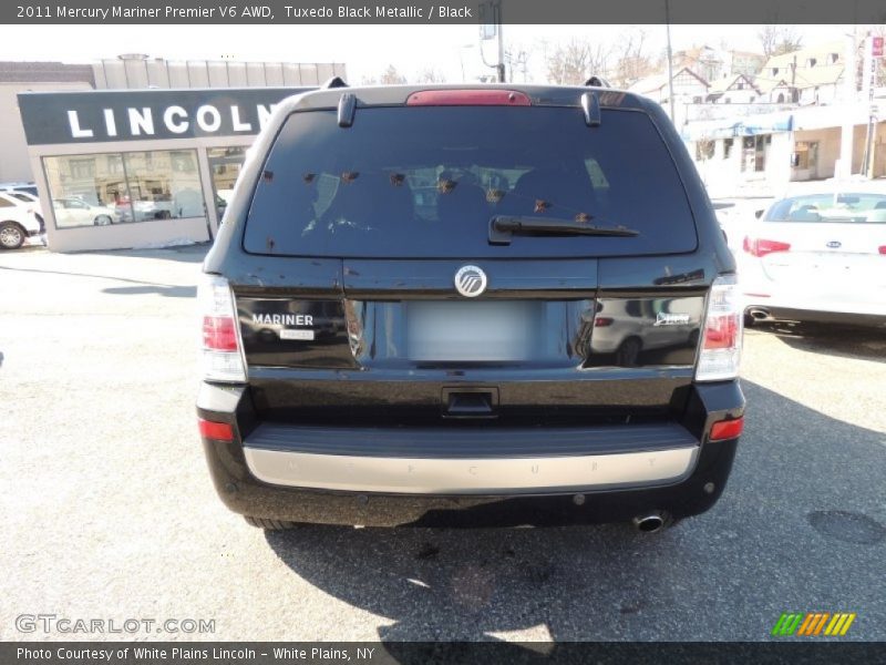 Tuxedo Black Metallic / Black 2011 Mercury Mariner Premier V6 AWD