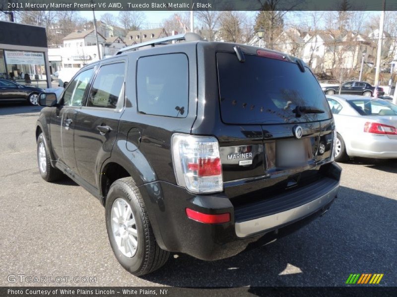 Tuxedo Black Metallic / Black 2011 Mercury Mariner Premier V6 AWD