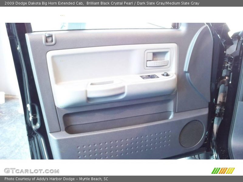 Brilliant Black Crystal Pearl / Dark Slate Gray/Medium Slate Gray 2009 Dodge Dakota Big Horn Extended Cab