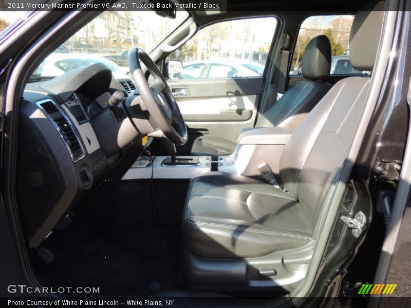 Tuxedo Black Metallic / Black 2011 Mercury Mariner Premier V6 AWD