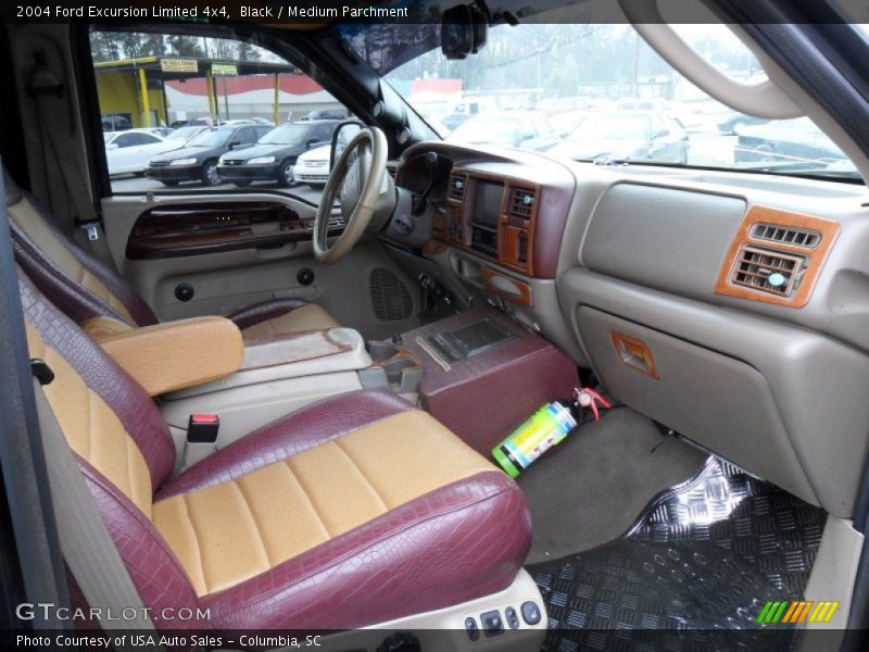 Black / Medium Parchment 2004 Ford Excursion Limited 4x4