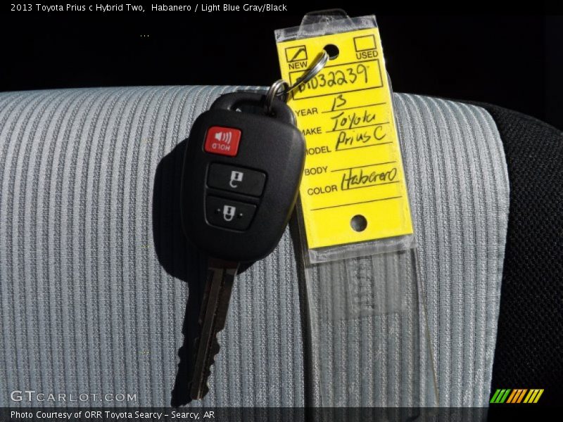 Keys of 2013 Prius c Hybrid Two