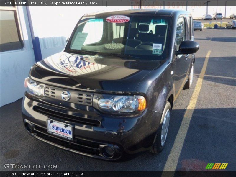 Sapphire Black Pearl / Black 2011 Nissan Cube 1.8 S