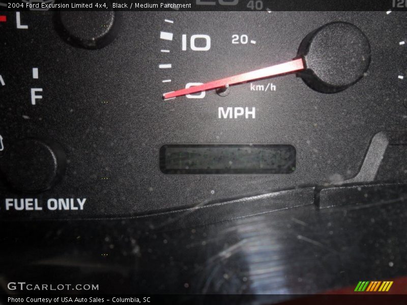 Black / Medium Parchment 2004 Ford Excursion Limited 4x4