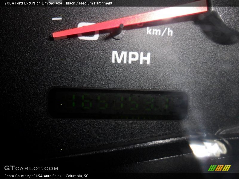 Black / Medium Parchment 2004 Ford Excursion Limited 4x4