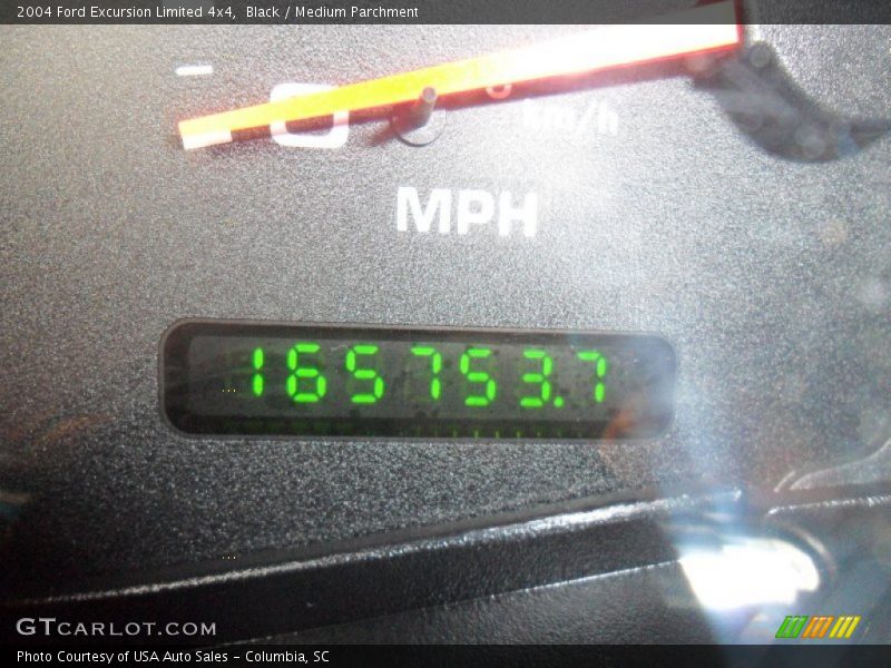 Black / Medium Parchment 2004 Ford Excursion Limited 4x4