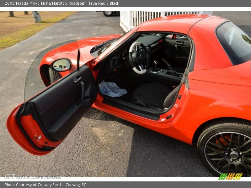 True Red / Black 2008 Mazda MX-5 Miata Hardtop Roadster