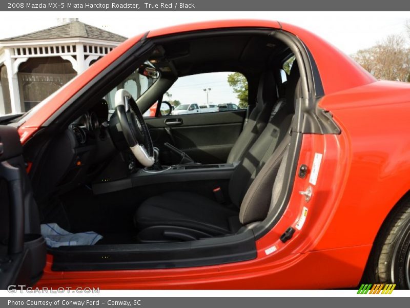 True Red / Black 2008 Mazda MX-5 Miata Hardtop Roadster