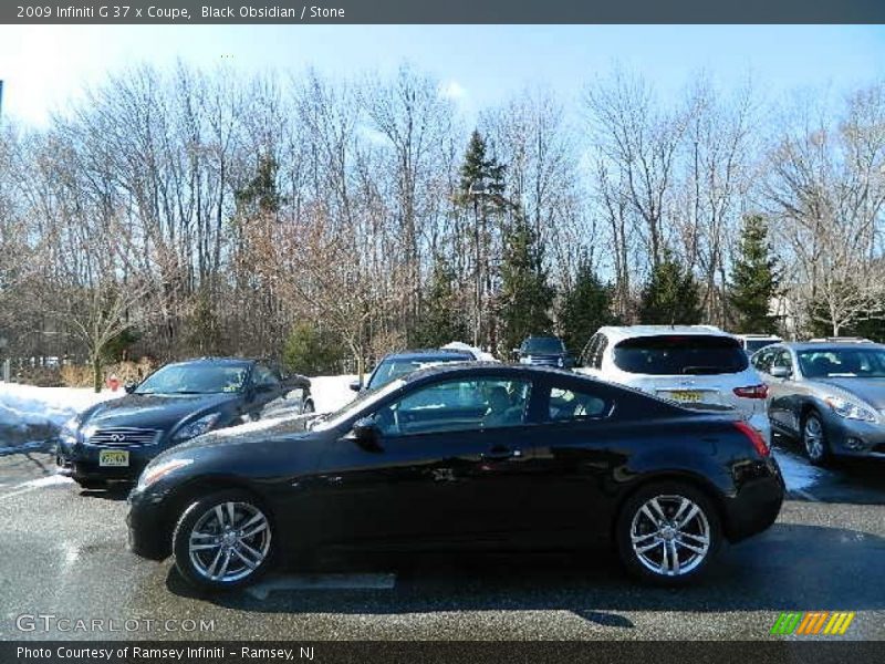 Black Obsidian / Stone 2009 Infiniti G 37 x Coupe