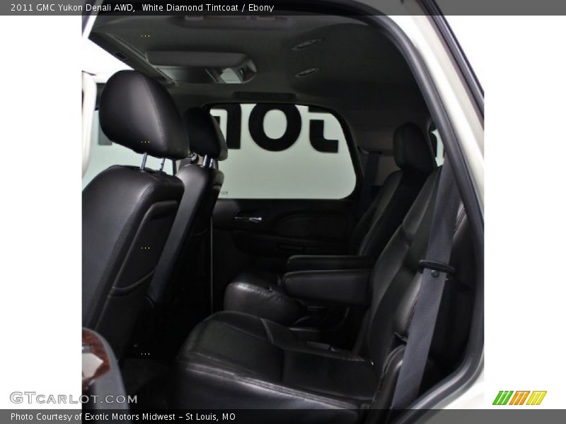 White Diamond Tintcoat / Ebony 2011 GMC Yukon Denali AWD